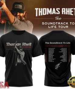 Thomas Rhett The Soundtrack to Life Tour 2026 Black T Shirt , Music Design T Shirt Thomas Rhett The Soundtrack TO Life Tour 2026 Black T Shirt