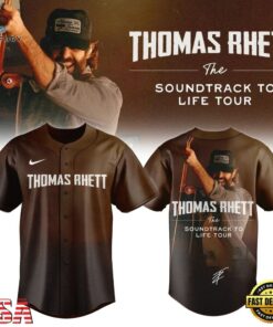 Thomas Rhett The Soundtrack to Life Tour 2026 Signature Baseball Jersey , Music Artist Baseball Jersey Thomas Rhett The Soundtrack TO Life Tour 2026 Signature Baseball Jersey
