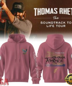 Thomas Rhett The Soundtrack to Life Tour 2026 Signature Pink Hoodie , Music Design T Shirt Thomas Rhett The Soundtrack TO Life Tour 2026 Signature Pink Hoodie