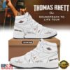 Thomas Rhett The Soundtrack to Life Tour 2026 Signature White Air Jordan 1 Hightop Shoes , Music Shoes 3 Thomas Rhett The Soundtrack to Life Tour 2026 Signature White Air Jordan 1 Hightop Shoes , Music Shoes Thomas Rhett The Soundtrack TO Life Tour 2026 Signature White Air Jordan 1 Hightop Shoes