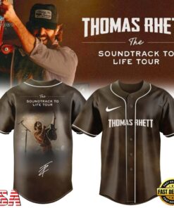 Thomas Rhett The Soundtrack to Life Tour Limited Edition Signature Baseball Jersey , Music Artist Baseball Jersey Thomas Rhett The Soundtrack TO Life Tour Limited Edition Signature Baseball Jersey