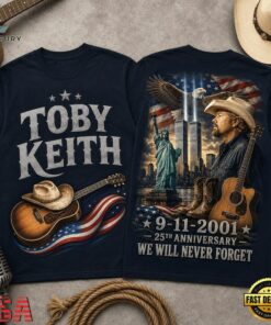 Toby Keith 9 11 Memorial 25th Anniversary 3D Shirt , Music Design T Shirt Toby Keith 9 11 Memorial 25th Anniversary 3D Shirt