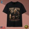 Toby Keith Country Strong Never Forget American Tribute T Shirt, Music 2D Graphic Tee Toby Keith Country Strong Never Forget American Tribute T Shirt