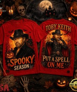 Toby Keith Halloween Pumpkin Moon Spooky Season 2026 3D Shirt , Music Fans Shirt Toby Keith Halloween Pumpkin Moon Spooky Season 2026 3D Shirt