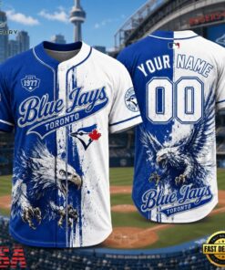 Toronto Blue Jays 2026 MLB Eagle America Personalized Baseball Jersey , MLB Team Baseball Jersey Toronto Blue Jays 2026 Mlb Eagle America Personalized Baseball Jersey