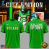 Tulane Green Wave 2026 City Edition Green T Shirt , Viral 3D Graphic Tee Tulane Green Wave 2026 City Edition Green T Shirt