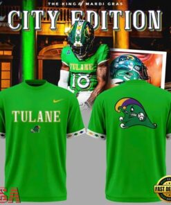 Tulane Green Wave 2026 City Edition New Design 3D Shirt , Viral 3D Graphic Tee Tulane Green Wave 2026 City Edition New Design 3D Shirt