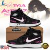 Tyla A POP World Tour Limited Edition Signature 2026 Black Air Jordan 1 Shoes , Music Shoes 2 Tyla A POP World Tour Limited Edition Signature 2026 Black Air Jordan 1 Shoes , Music Shoes Tyla A Pop World Tour Limited Edition Signature 2026 Black Air Jordan 1 Shoes