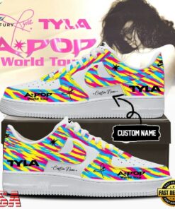 Tyla A POP World Tour Limited Edition Signature Air Force 1 Shoes