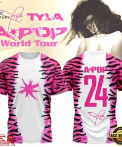 Tyla A POP World Tour Limited Edition Signature T Shirt , Music Fans Shirt Tyla A Pop World Tour Limited Edition Signature T Shirt