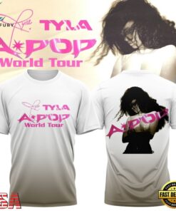 Tyla A POP World Tour Signature 2026 Special New T Shirt , Music Fans Shirt Tyla A Pop World Tour Signature 2026 Special New T Shirt