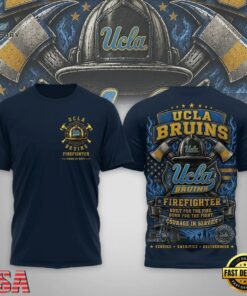 UCLA Bruins 2026 NCAA Firefighter Built for the Fire 3D Shirt , NCAA 3D Graphic Tee Ucla Bruins 2026 Ncaa Firefighter Built For The Fire 3D Shirt
