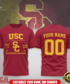 USC Trojans NCAA Campus Pride Back to School 2026 Personalized 3D Shirt , NCAA 3D Graphic Tee Usc Trojans Ncaa Campus Pride Back TO School 2026 Personalized 3D Shirt
