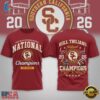 USC Trojans NCAA Road to Glory 2026 Football Champions 3D Shirt , NCAA 3D Graphic Tee Usc Trojans Ncaa Road TO Glory 2026 Football Champions 3D Shirt