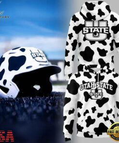 Utah State Aggies Best Helmet Edition Gameday Hoodie, Viral 3D Graphic Tee Utah State Aggies Best Helmet Edition Gameday Hoodie
