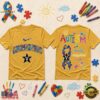 Vanderbilt Commodores NCAA Autism Awareness Puzzle Ribbon T Shirt , NCAA 3D Graphic Tee Vanderbilt Commodores Ncaa Autism Awareness Puzzle Ribbon T Shirt