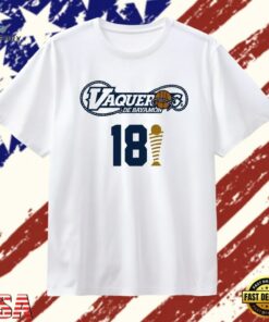 Vaqueros de Bayamon 18 Championship BSN T Shirt, Trendy 2D Print Shirt Vaqueros DE Bayamon 18 Championship Bsn T Shirt