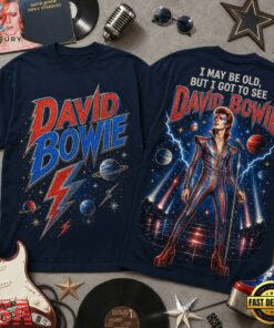 Vintage David Bowie I May Be Old Graphic 3D Shirt , Music Design T Shirt Vintage David Bowie I May BE Old Graphic 3D Shirt