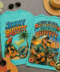 Vintage Jimmy Buffett I May Be Old Graphic 3D Shirt , Music Design T Shirt Vintage Jimmy Buffett I May BE Old Graphic 3D Shirt