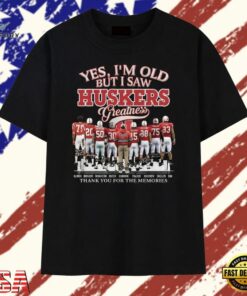 Vintage Nebraska Huskers Greatness Signatures T Shirt , Trendy 2D Print Shirt Vintage Nebraska Huskers Greatness Signatures T Shirt