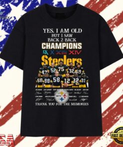 Vintage Pittsburgh Steelers Champions Signatures T Shirt , Trendy 2D Print Shirt Vintage Pittsburgh Steelers Champions Signatures T Shirt
