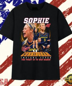 Vintage Sophie Cunningham #8 Indiana Fever WNBA Basketball 2026 T Shirt , Trendy 2D Print Shirt Vintage Sophie Cunningham 8 Indiana Fever Wnba Basketball 2026 T Shirt