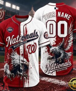 Washington Nationals 2026 MLB Eagle America Personalized Baseball Jersey , MLB Team Baseball Jersey Washington Nationals 2026 Mlb Eagle America Personalized Baseball Jersey