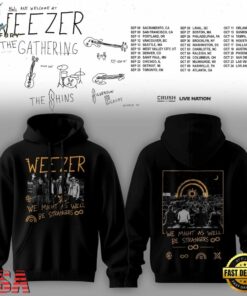 Weezer Merch The Gathering 2026 North America Tour Black Hoodie , Music Fans Shirt Weezer Merch The Gathering 2026 North America Tour Black Hoodie