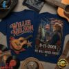 Willie Nelson 911 Memorial 25th Anniversary 3D Shirt , Trending Music 3D Tee Willie Nelson 911 Memorial 25th Anniversary 3D Shirt