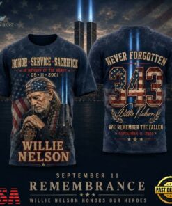 Willie Nelson American Flag Portrait 343 Tribute 3D Shirt, Trending Music 3D Tee Willie Nelson American Flag Portrait 343 Tribute 3D Shirt