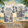 Willie Nelson Palm Trees Acoustic Guitar Lyric 2026 Vintage 3D Shirt , Trending Music 3D Tee Willie Nelson Palm Trees Acoustic Guitar Lyric 2026 Vintage 3D Shirt