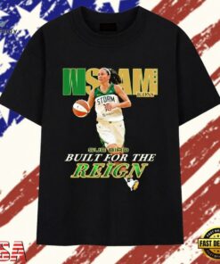 WSLAM Seattle Storm Sue Bird Build the Reign , Trendy 2D Print Shirt Wslam Seattle Storm Sue Bird Build The Reign