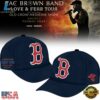 Zac Brown Band x Boston Red Sox Fenway Park Love & Fear Tour 2026 Navy Cap , Music Lover Baseball Cap Zac Brown Band X Boston Red Sox Fenway Park Love Fear Tour 2026 Navy Cap