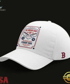 Zac Brown Band X Boston Red Sox Love & Fear Tour 2026 Fenway Park Limited White Cap , Music Lover Baseball Cap Zac Brown Band X Boston Red Sox Love Fear Tour 2026 Fenway Park Limited White Cap