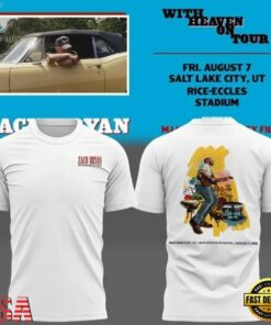 Zach Bryan Salt Lake City, UT Event With Heaven On Tour 2026 T Shirt , Music Design T Shirt Zach Bryan Salt Lake City UT Event With Heaven ON Tour 2026 T Shirt