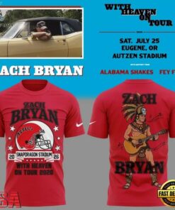 Zach Bryan x San Diego State With Heaven On Tour 2026 Mascot Design Limited T Shirt