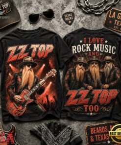 ZZ Top La Grange Classic Rock T Shirt , Music Fans Shirt ZZ Top LA Grange Classic Rock T Shirt