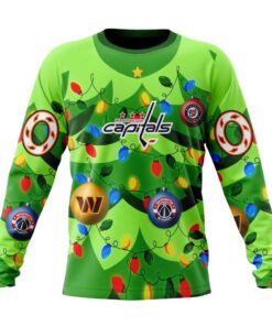 NHL Washington Capitals Specialized Christmass Tree Color And City's Sport Teams Hoodie, T Shirt, NHL Hockey 3D Shirt Nhl Washington Capitals Specialized Christmass Tree Color And City S Sport Teams Hoodie T Shirt 3