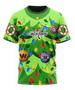 NHL Washington Capitals Specialized Christmass Tree Color And City's Sport Teams Hoodie, T Shirt, NHL Hockey 3D Shirt Nhl Washington Capitals Specialized Christmass Tree Color And City S Sport Teams Hoodie T Shirt 4