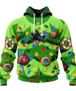 NHL San Jose Sharks Specialized Christmass Tree Color And City's Sport Teams Hoodie, T Shirt, NHL Hockey 3D Shirt Nhl San Jose Sharks Specialized Christmass Tree Color And City S Sport Teams Hoodie T Shirt 1