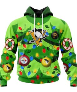 NHL Pittsburgh Penguins Specialized Christmass Tree Color And City's Sport Teams Hoodie, T Shirt, NHL Hockey 3D Shirt Nhl Pittsburgh Penguins Specialized Christmass Tree Color And City S Sport Teams Hoodie T Shirt 1