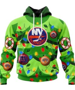 NHL New York Islanders Specialized Christmass Tree Color And City's Sport Teams Hoodie, T Shirt, NHL Hockey 3D Shirt Nhl New York Islanders Specialized Christmass Tree Color And City S Sport Teams Hoodie T Shirt 1