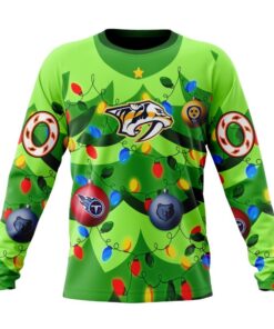 NHL Nashville Predators Specialized Christmass Tree Color And City's Sport Teams Hoodie, T Shirt, NHL Hockey 3D Shirt Nhl Nashville Predators Specialized Christmass Tree Color And City S Sport Teams Hoodie T Shirt 3