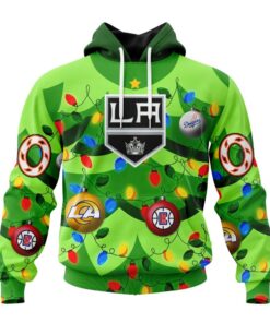 NHL Los Angeles Kings Specialized Christmass Tree Color And City's Sport Teams Hoodie, T Shirt, NHL Hockey 3D Shirt Nhl Los Angeles Kings Specialized Christmass Tree Color And City S Sport Teams Hoodie T Shirt 1