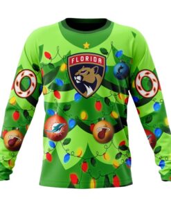 NHL Florida Panthers Specialized Christmass Tree Color And City's Sport Teams Hoodie, T Shirt, NHL Hockey 3D Shirt Nhl Florida Panthers Specialized Christmass Tree Color And City S Sport Teams Hoodie T Shirt 3