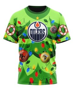 NHL Edmonton Oilers Specialized Christmass Tree Color And City's Sport Teams Hoodie, T Shirt, NHL Hockey 3D Shirt Nhl Edmonton Oilers Specialized Christmass Tree Color And City S Sport Teams Hoodie T Shirt 4