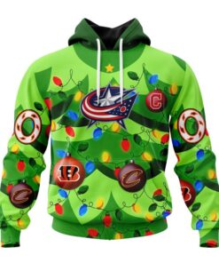 NHL Columbus Blue Jackets Specialized Christmass Tree Color And City's Sport Teams Hoodie, T Shirt, NHL Hockey 3D Shirt Nhl Columbus Blue Jackets Specialized Christmass Tree Color And City S Sport Teams Hoodie T Shirt 1
