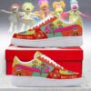 Fraggle Rock Back To The Rock Custom Air Force 1 Shoes, Colorful Cartoon Graphic Low Top Sneakers, Music Lover AF1 Shoes Fraggle Rock Back TO The Rock Custom Air Force 1 Shoes Colorful Cartoon Graphic Low Top Sneakers