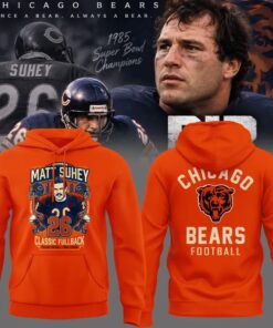 Matt Suhey Chicago Bears Always and Forever Thank You For Your Memories Special Orange Hoodie, Viral 3D Graphic Tee Matt Suhey Chicago Bears Always And Forever Thank You For Your Memories Special Orange Hoodie