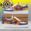 Grateful Dead What a Long Strange Trip Custom Air Force 1 Shoes, Steal Your Face Skeleton Sneakers, Music Lover AF1 Shoes Grateful Dead What A Long Strange Trip Custom Air Force 1 Shoes Steal Your Face Skeleton Sneakers